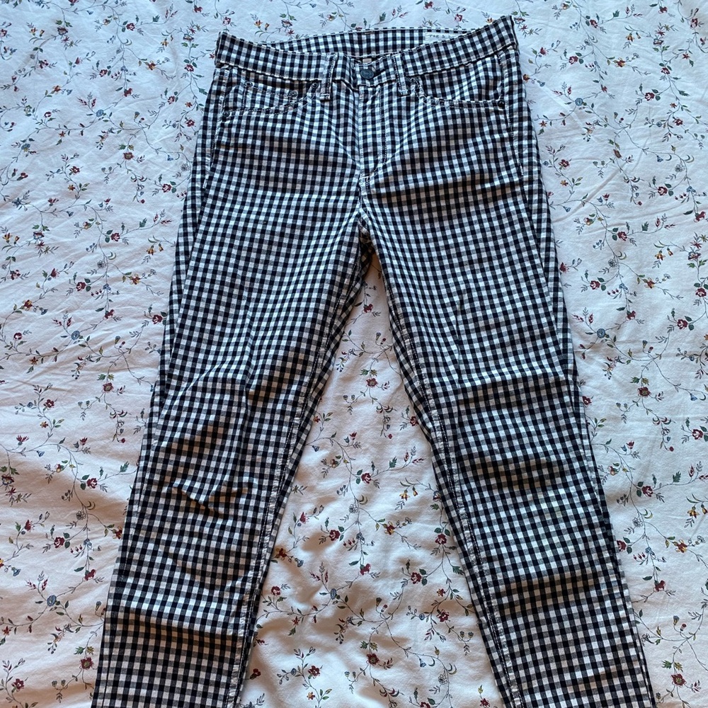 Gingham Rag&Bone Pants 27